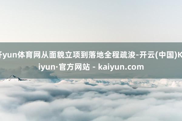 开yun体育网从面貌立项到落地全程疏浚-开云(中国)Kaiyun·官方网站 - kaiyun.com